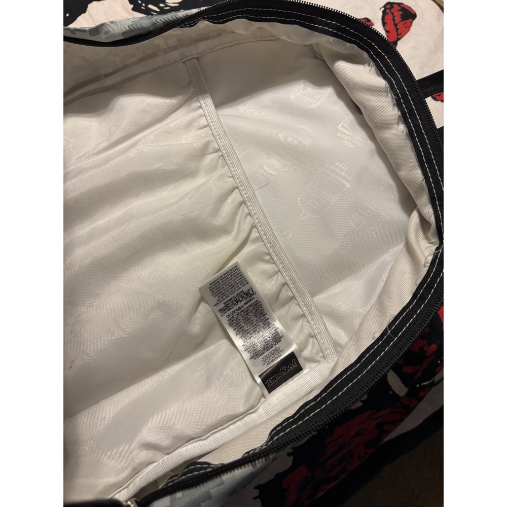 JanSport Digital Camo Backpack Grey Pixel Camouflage School Bag Travel Daypack - Picture 4 of 5
